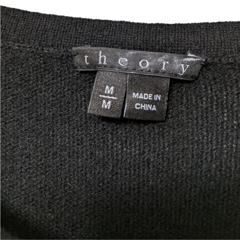 Theory Jiya Cc Lofty Cashmere Colorblock Dress M - image 3